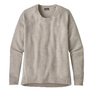 Patagonia Womens Cashmere Wool Knitted Sweater Beige Crewneck medium A003344